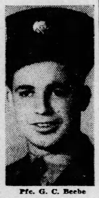 Private 1st Class George C. Beebe (1919–1944) – Delaware's World War II ...