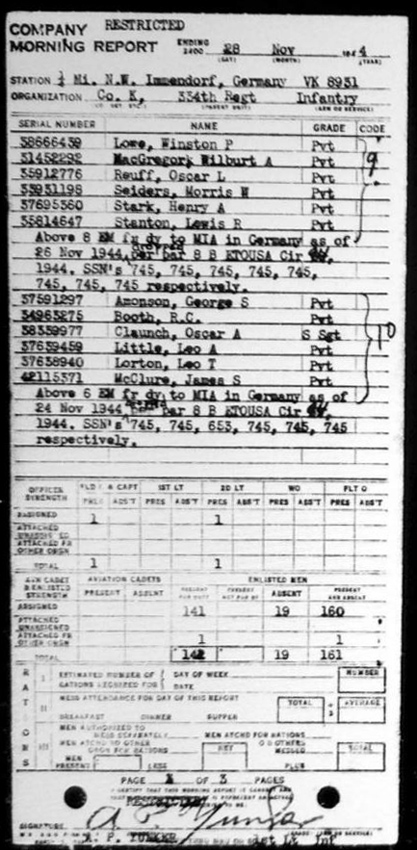 Private James S. McClure (1908–1944) – Delaware's World War II Fallen