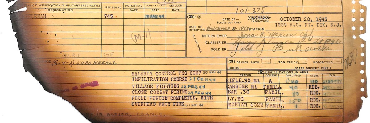 Private John J. Bukowski&nbsp;(1912–1944)